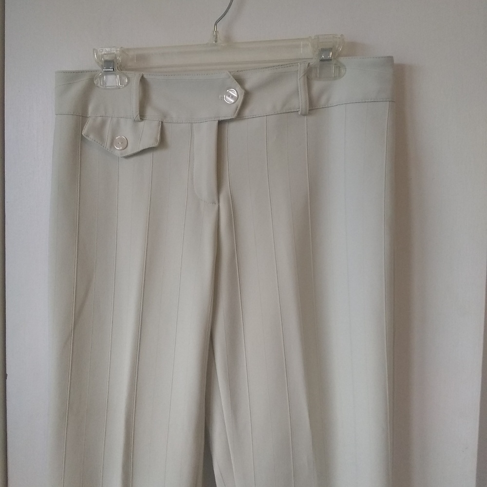 Cream Women's Pant Suit Set - Picture 4 of 7